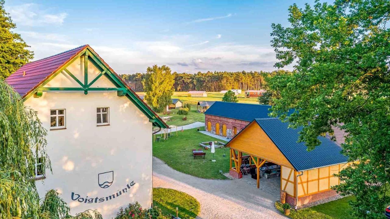 Landgut Voigtsmühle Glamping Lodge Villa Veranda XL 1 Friedland  Exterior foto