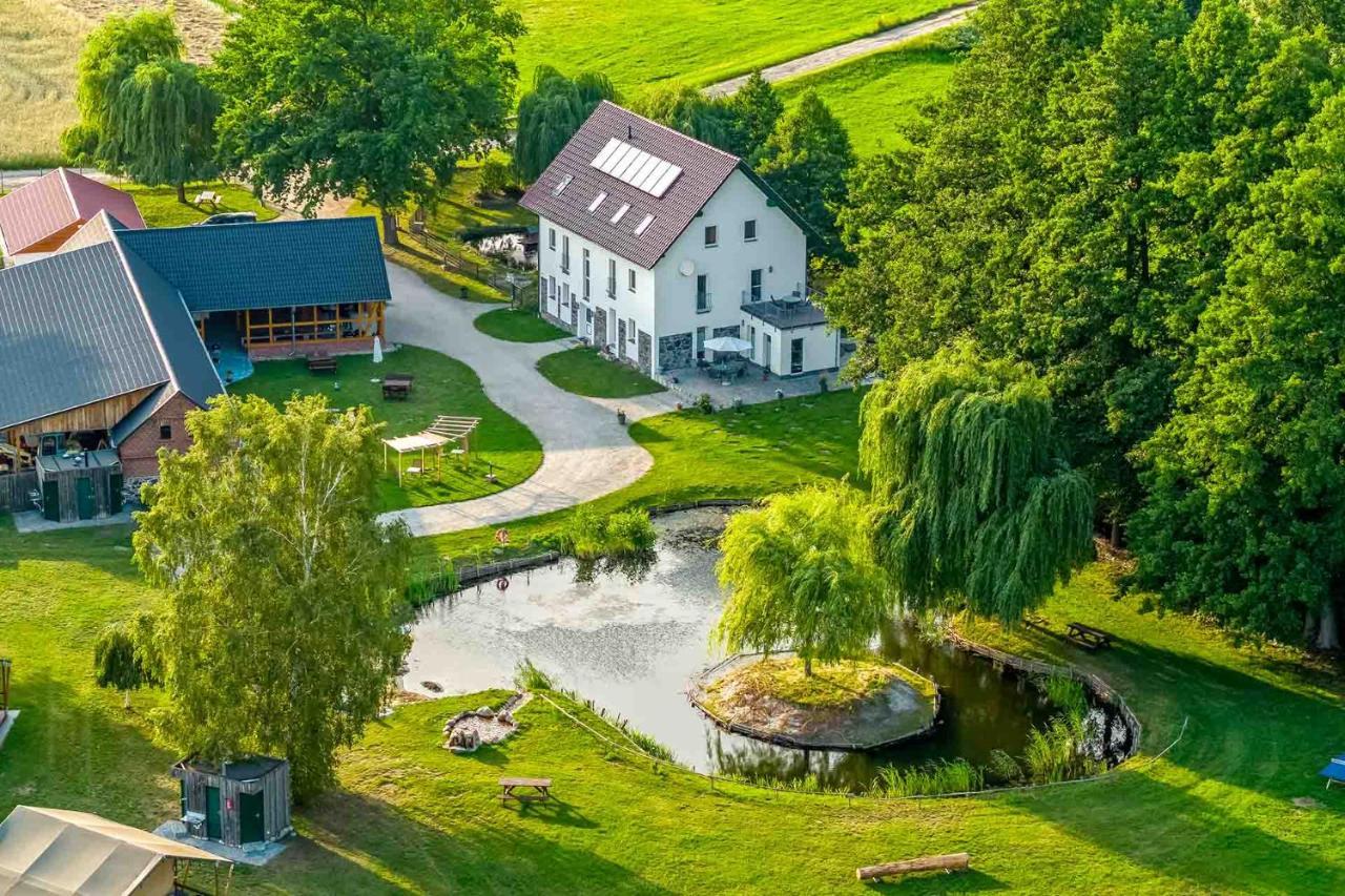 Landgut Voigtsmühle Glamping Lodge Villa Veranda XL 1 Friedland  Exterior foto