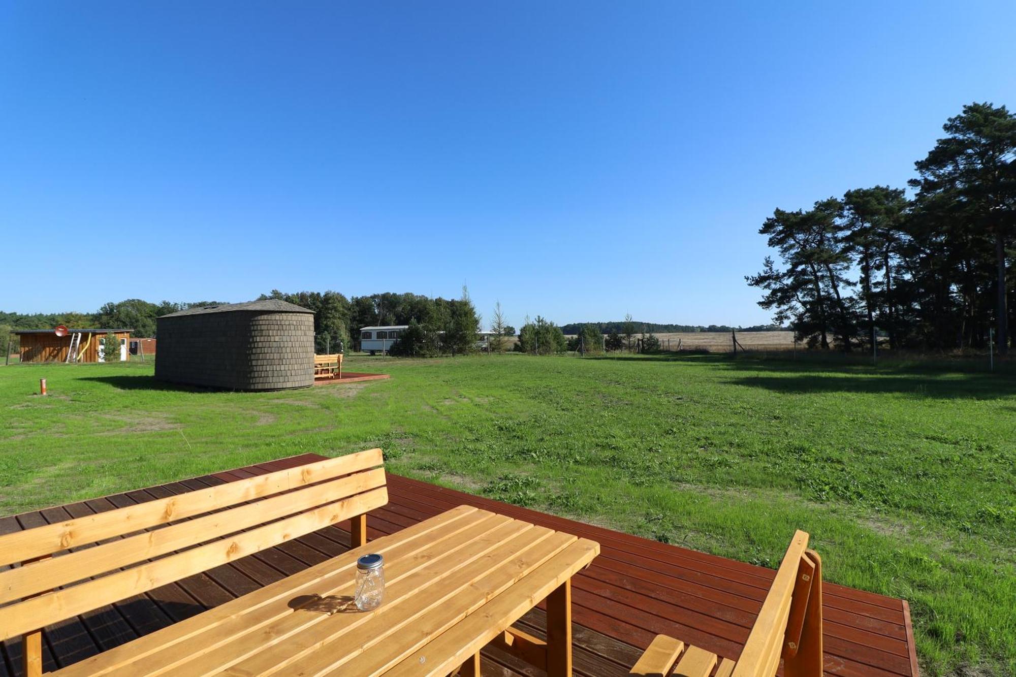 Landgut Voigtsmühle Glamping Lodge Villa Veranda XL 1 Friedland  Exterior foto