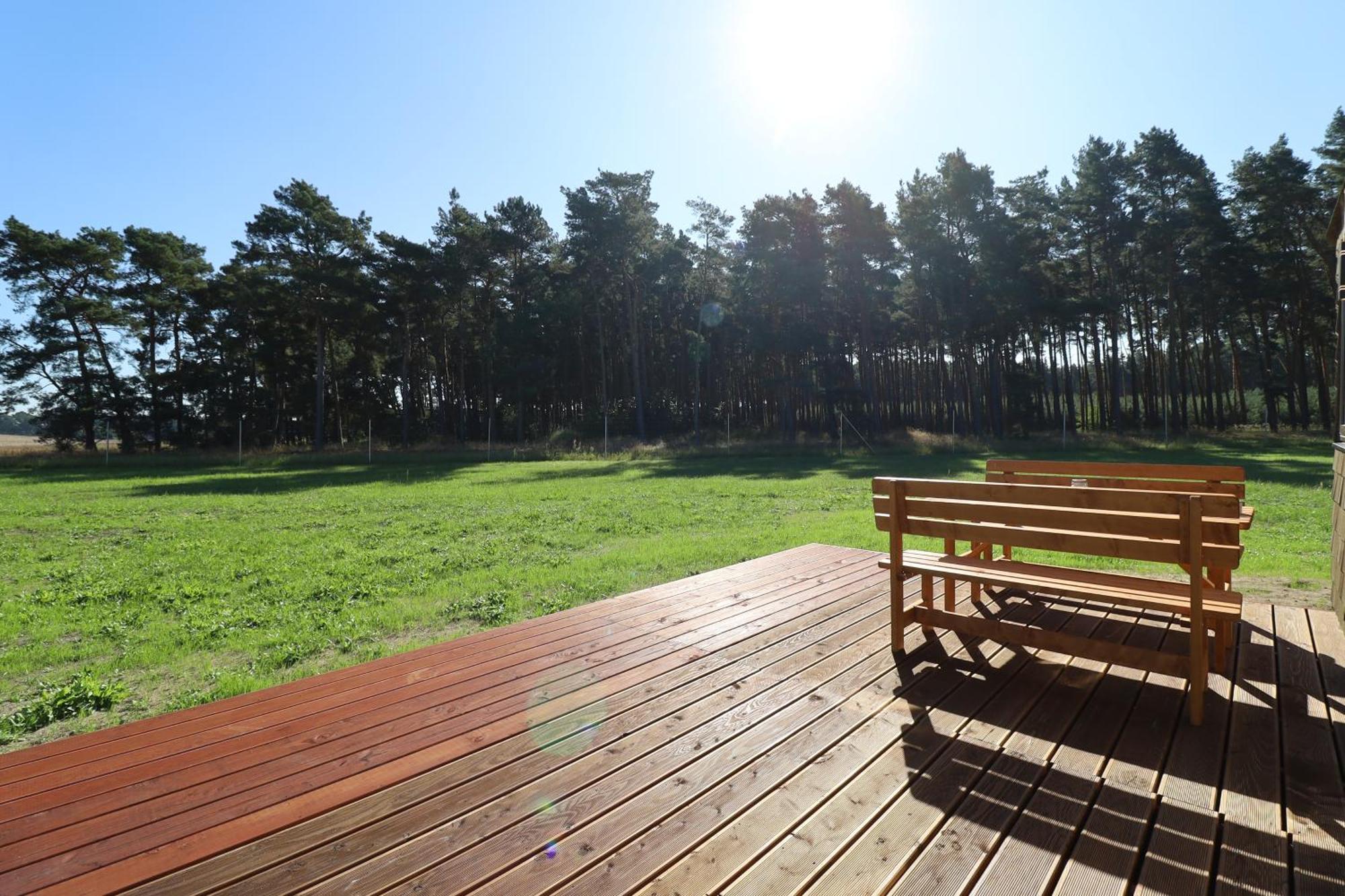 Landgut Voigtsmühle Glamping Lodge Villa Veranda XL 1 Friedland  Exterior foto