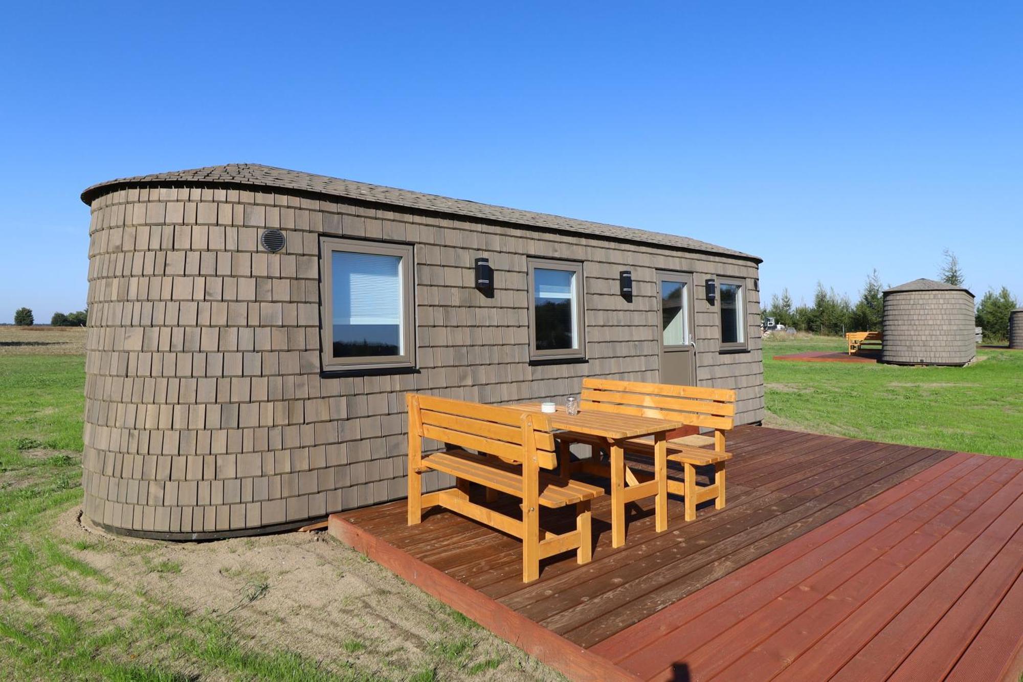 Landgut Voigtsmühle Glamping Lodge Villa Veranda XL 1 Friedland  Exterior foto