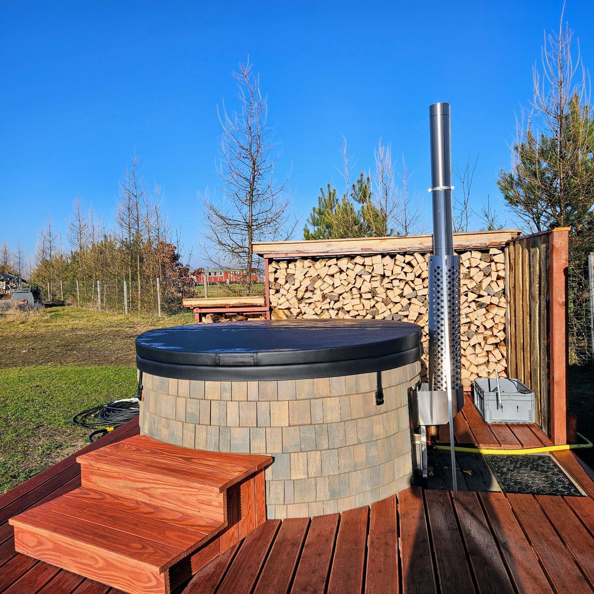 Landgut Voigtsmühle Glamping Lodge Villa Veranda XL 1 Friedland  Exterior foto